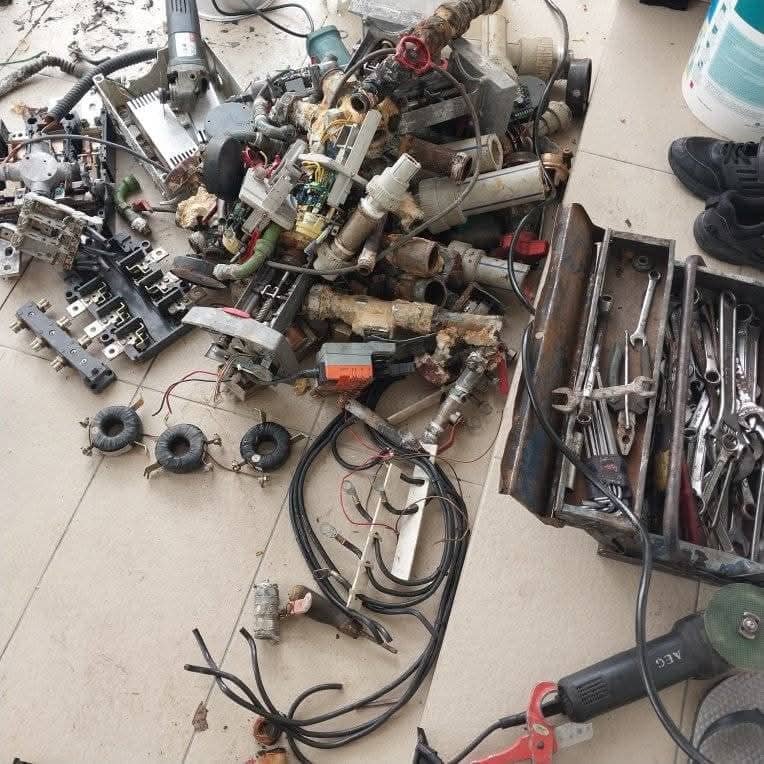 Copper wire ready for recycling
